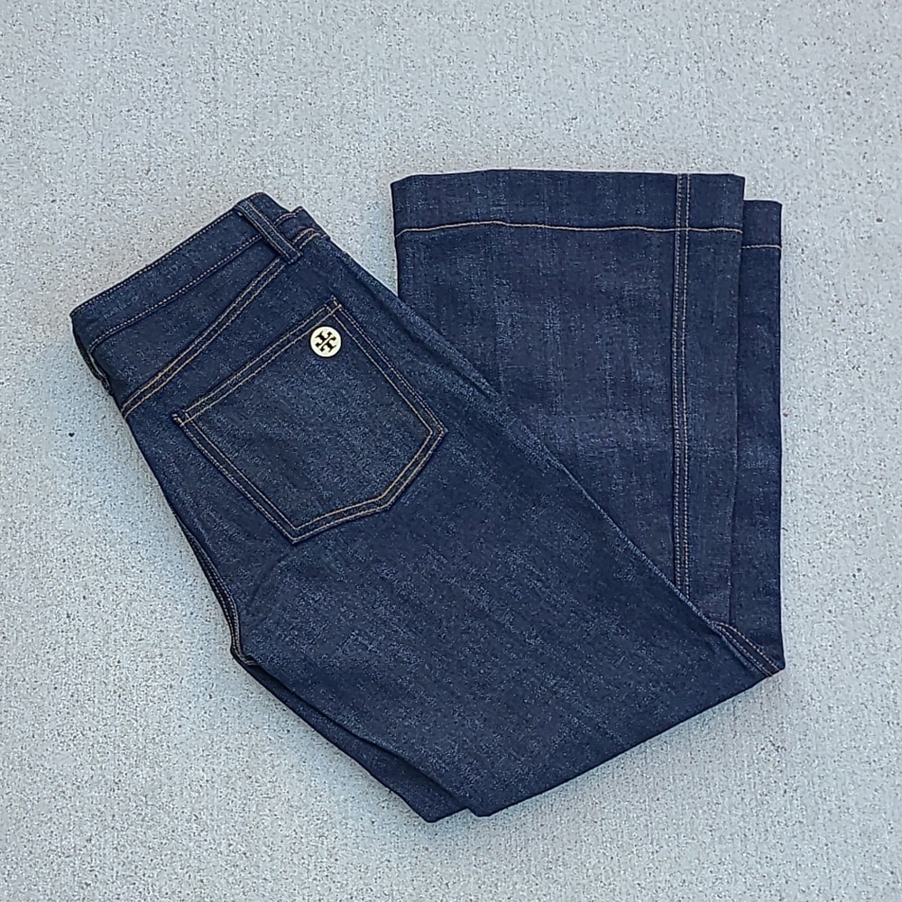 TORY BURCH Women's Size 27 High Waisted Flare Jeans